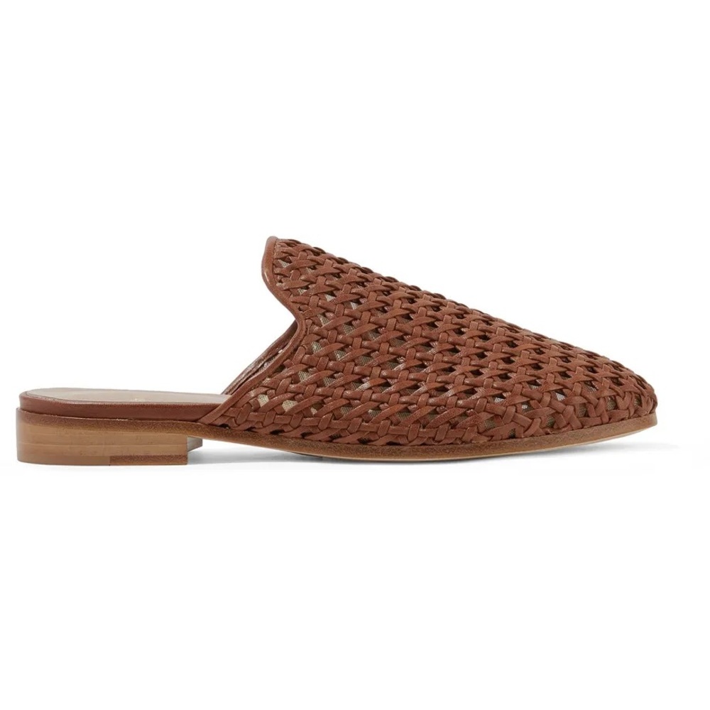 Brother Vellies woven leather mule never worn